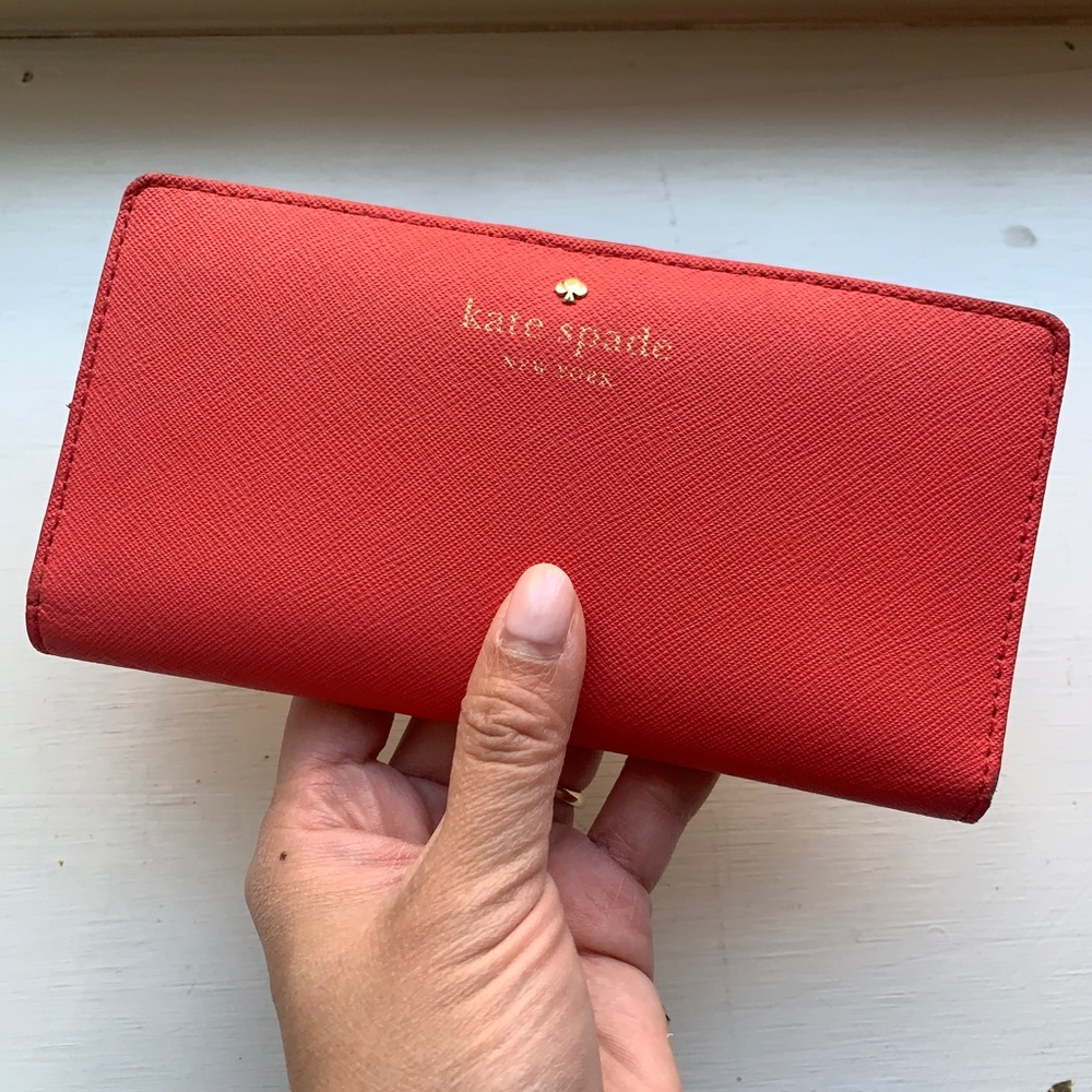 Kate Spade cameron large slim bifold wallet
